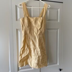 Reformation Linen Mini Dress